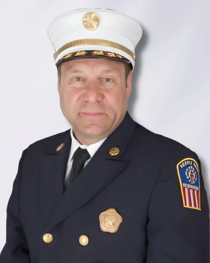 RVCFD Chief of Department Anthony Rugolo in dress uniform.